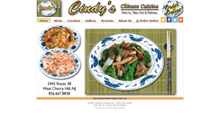 Desktop Screenshot of cindyschineserestaurant.com